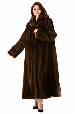 Норковая шуба большого размера