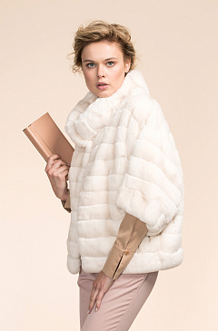 Короткая шуба из Рекса