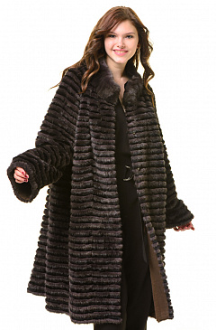 Шуба из норки Шоколад