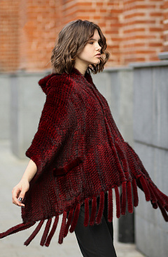 Меховой палантин