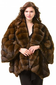 Шуба из меха соболя