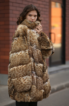 Шуба из оцелота